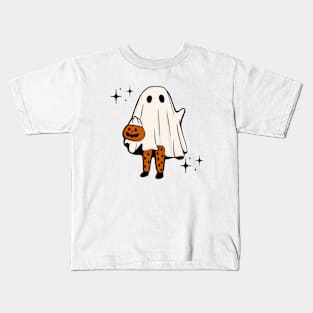 Cute Trick or Treat Ghost Kids T-Shirt